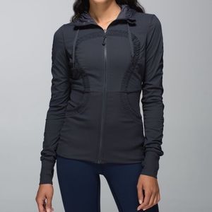 Lululemon Dance Studio Reversible Hooded Jacket Size 8